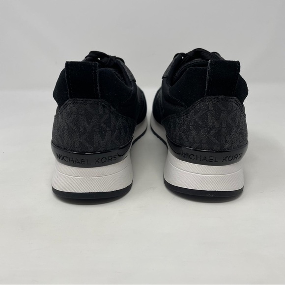 Michael Kors Allie Stride Trainer Logo Black Sneaker - NWT - Picture 10 of 12
